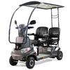 2 Sitze im Freien 4 Rad-Elektromobilitäts-Roller mit Sonnendach für Erwachsene