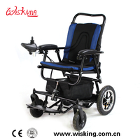 leichter elektrischer klappbarer elektrischer Handradrollstuhl für Behinderte