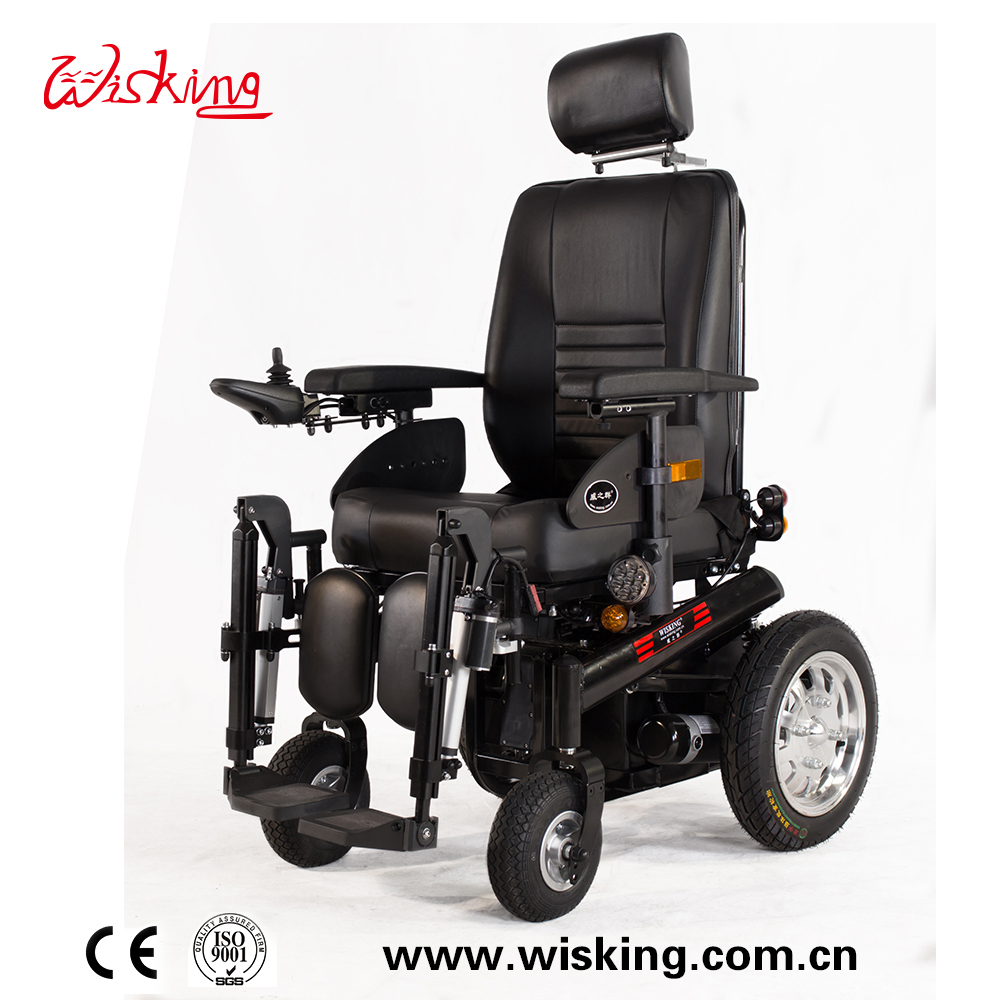 Liegender elektrischer Rollstuhl mit vollem Funktionsumfang und 6 Motoren für Behinderte